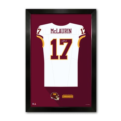 Terry McLaurin Washington Commanders 27" x 39" Framed Jersey Art Print